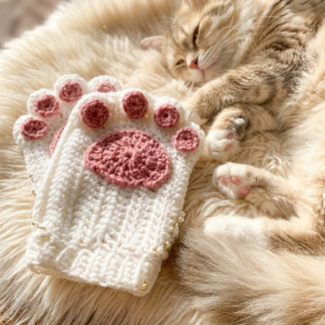 Crochet Cat Gloves
